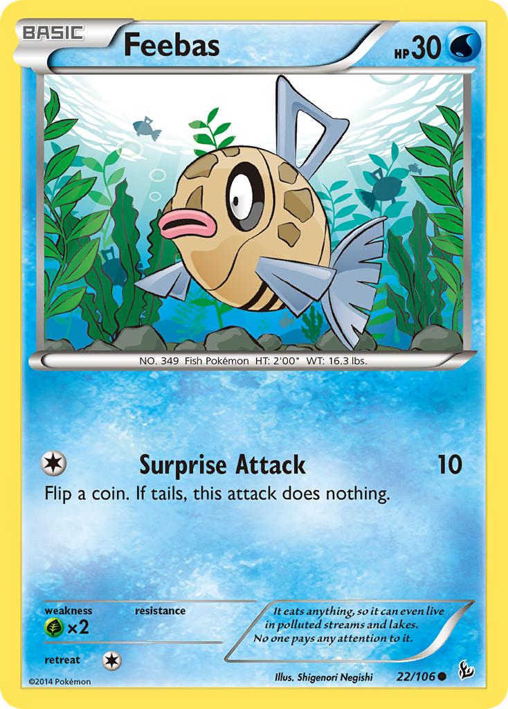 Feebas (22/106) [XY: Flashfire] | Card Merchant Takapuna