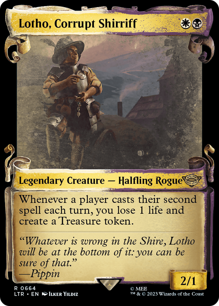 Lotho, Corrupt Shirriff [The Lord of the Rings: Tales of Middle-Earth Showcase Scrolls] | Card Merchant Takapuna