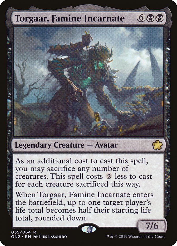 Torgaar, Famine Incarnate [Game Night 2019] | Card Merchant Takapuna