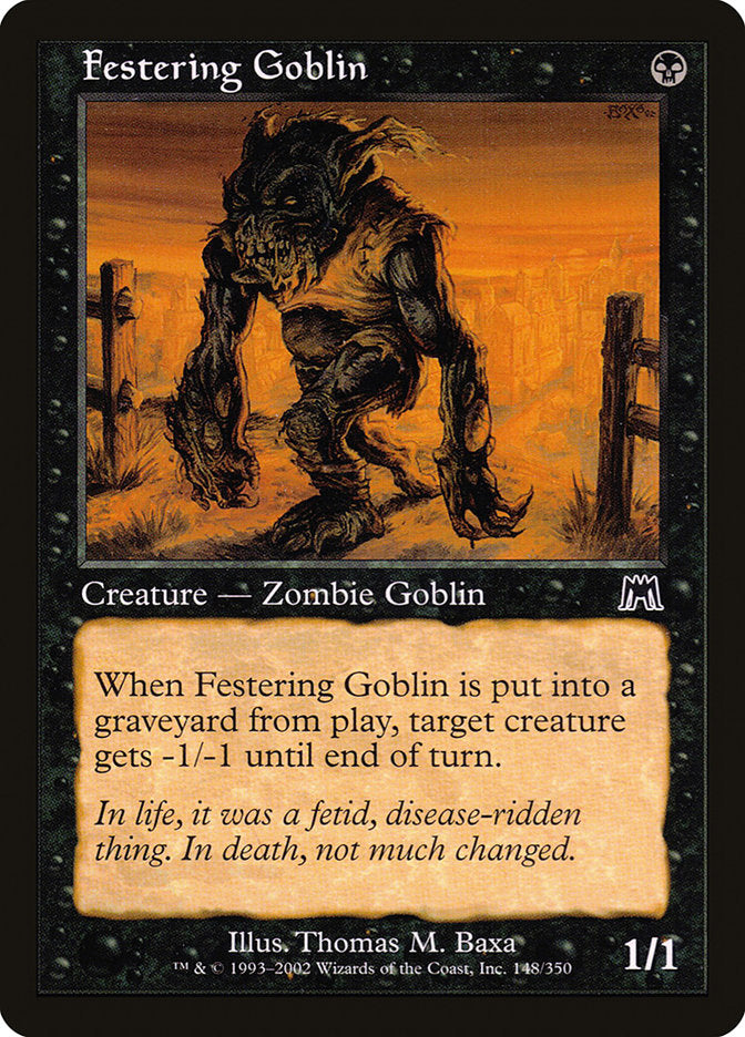 Festering Goblin [Onslaught] | Card Merchant Takapuna