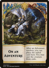 On An Adventure Double-Sided Emblem [Challenger Decks 2020 Tokens] | Card Merchant Takapuna