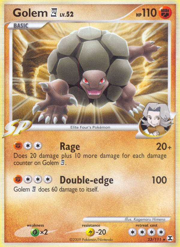 Golem (23/111) [Platinum: Rising Rivals] | Card Merchant Takapuna