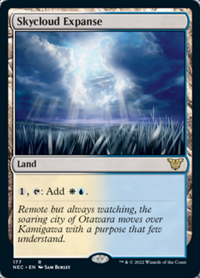 Skycloud Expanse [Kamigawa: Neon Dynasty Commander] | Card Merchant Takapuna