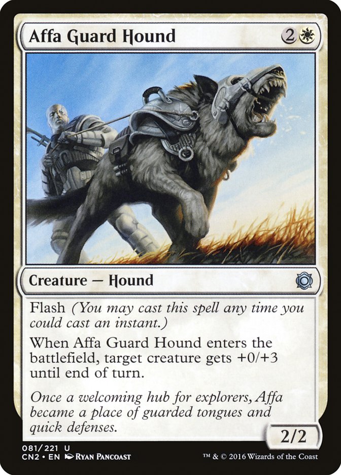 Affa Guard Hound [Conspiracy: Take the Crown] | Card Merchant Takapuna