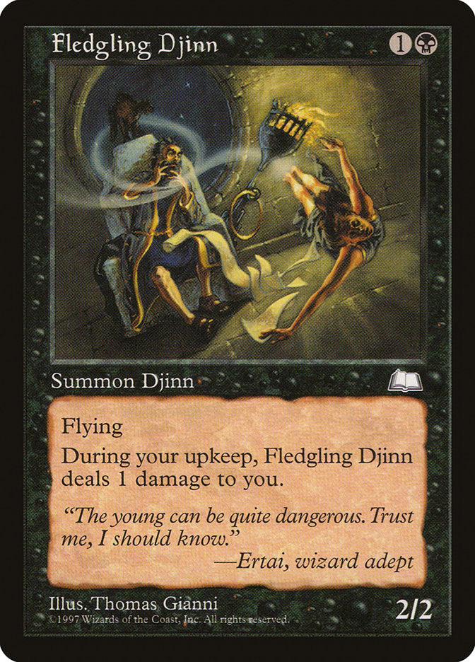 Fledgling Djinn [Weatherlight] | Card Merchant Takapuna