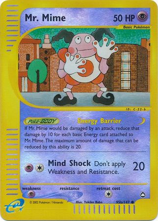 Mr Mime (95b/147) [Aquapolis] | Card Merchant Takapuna