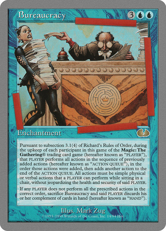 Bureaucracy [Unglued] | Card Merchant Takapuna