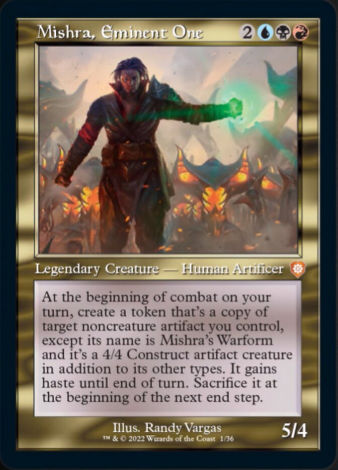 Mishra, Eminent One (001) (Retro) [The Brothers' War Commander] | Card Merchant Takapuna