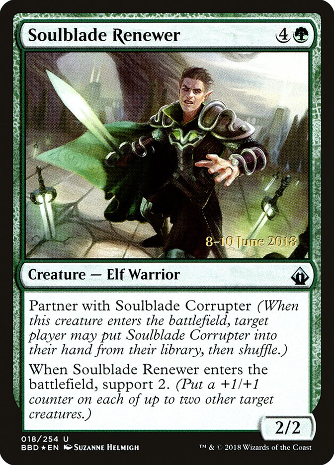 Soulblade Renewer [Battlebond Prerelease Promos] | Card Merchant Takapuna