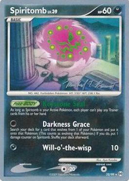 Spiritomb LV.39 (32/99) (Boltevoir - Michael Pramawat) [World Championships 2010] | Card Merchant Takapuna