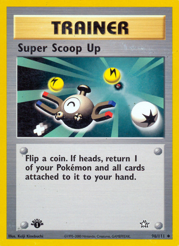 Super Scoop Up (98/111) [Neo Genesis 1st Edition] | Card Merchant Takapuna