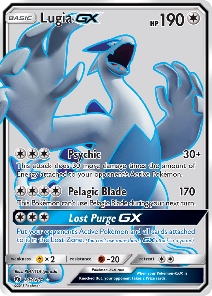 Lugia GX (207/214) [Sun & Moon: Lost Thunder] | Card Merchant Takapuna