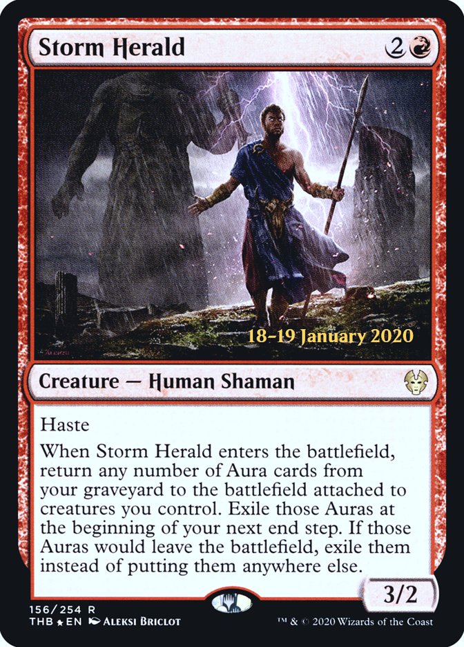 Storm Herald [Theros Beyond Death Prerelease Promos] | Card Merchant Takapuna