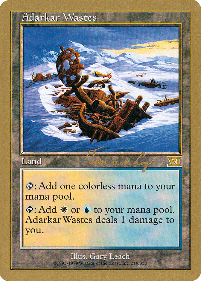 Adarkar Wastes (Tom van de Logt) [World Championship Decks 2000] | Card Merchant Takapuna