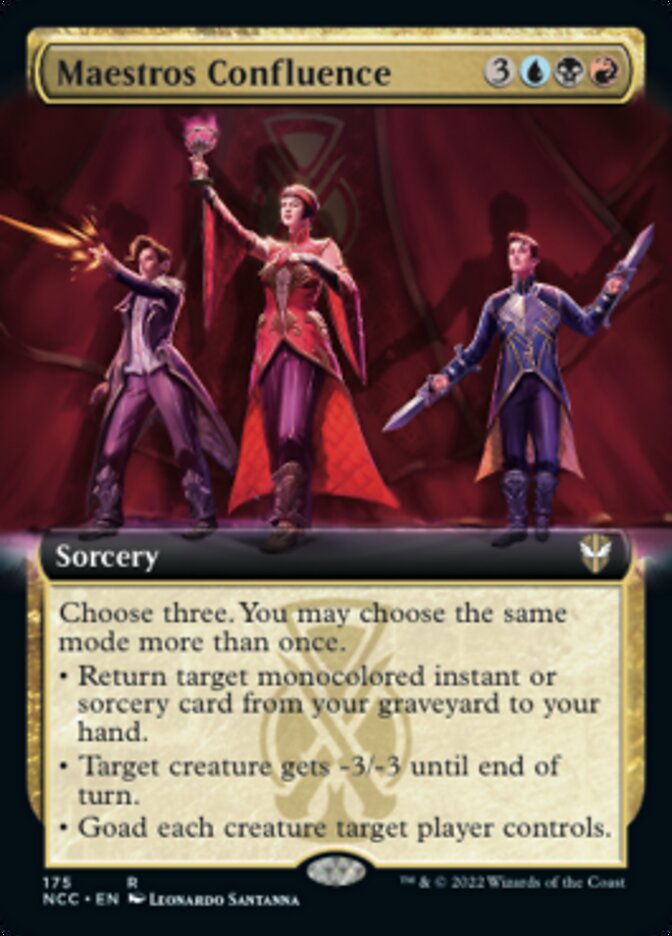 Maestros Confluence (Extended Art) [Streets of New Capenna Commander] | Card Merchant Takapuna