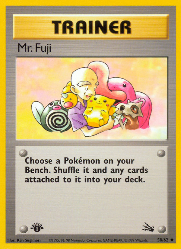 Mr. Fuji (58/62) [Fossil 1st Edition] | Card Merchant Takapuna