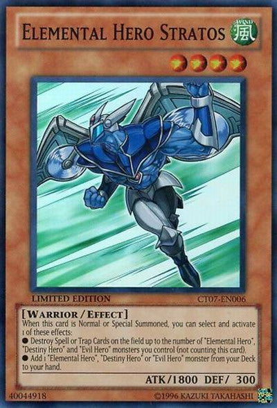 Elemental Hero Stratos [CT07-EN006] Super Rare | Card Merchant Takapuna