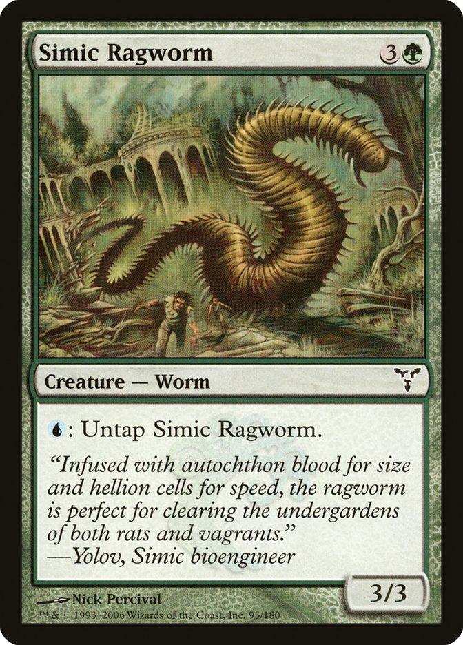 Simic Ragworm [Dissension] | Card Merchant Takapuna