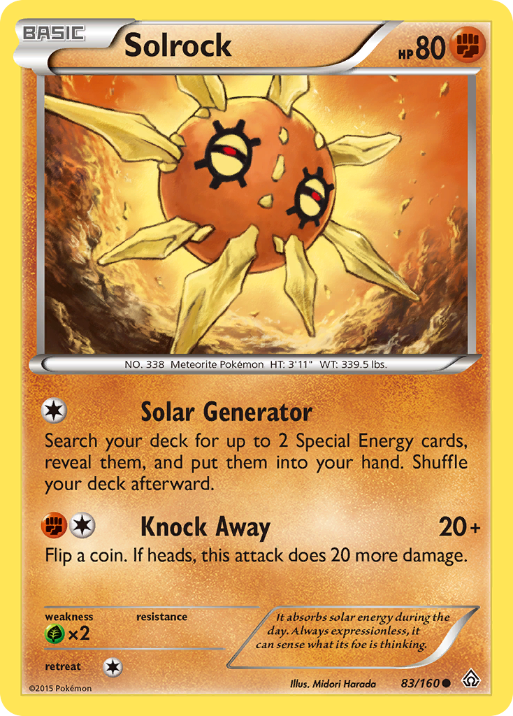 Solrock (83/160) [XY: Primal Clash] | Card Merchant Takapuna