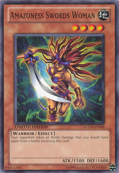 Amazoness Swords Woman [GLD3-EN006] Common | Card Merchant Takapuna