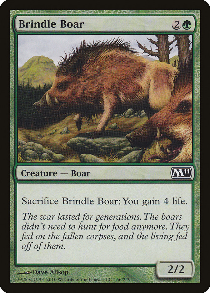 Brindle Boar [Magic 2011] | Card Merchant Takapuna