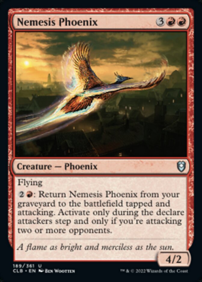 Nemesis Phoenix [Commander Legends: Battle for Baldur's Gate] | Card Merchant Takapuna