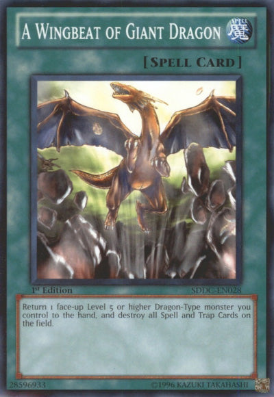 A Wingbeat of Giant Dragon [SDDC-EN028] Common | Card Merchant Takapuna