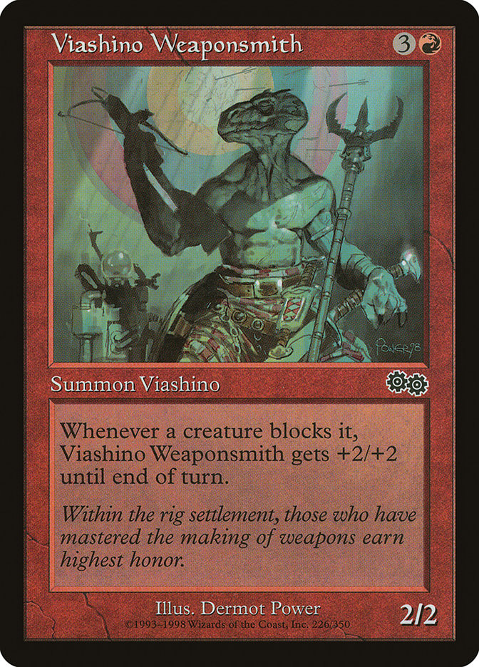 Viashino Weaponsmith [Urza's Saga] | Card Merchant Takapuna