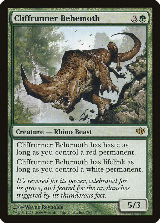 Cliffrunner Behemoth [Conflux] | Card Merchant Takapuna