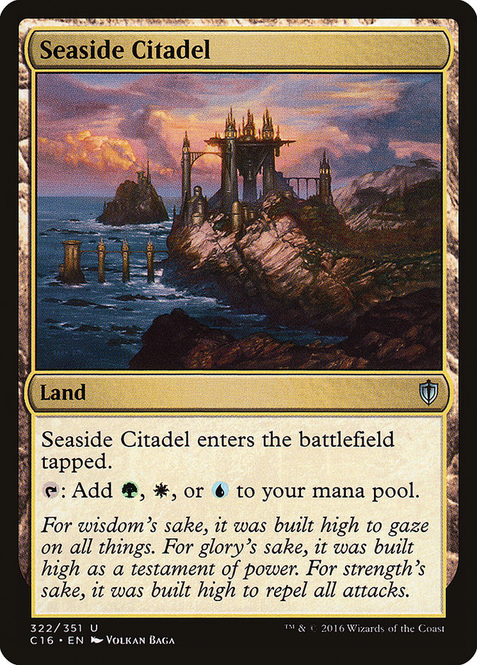 Seaside Citadel [Commander 2016] | Card Merchant Takapuna