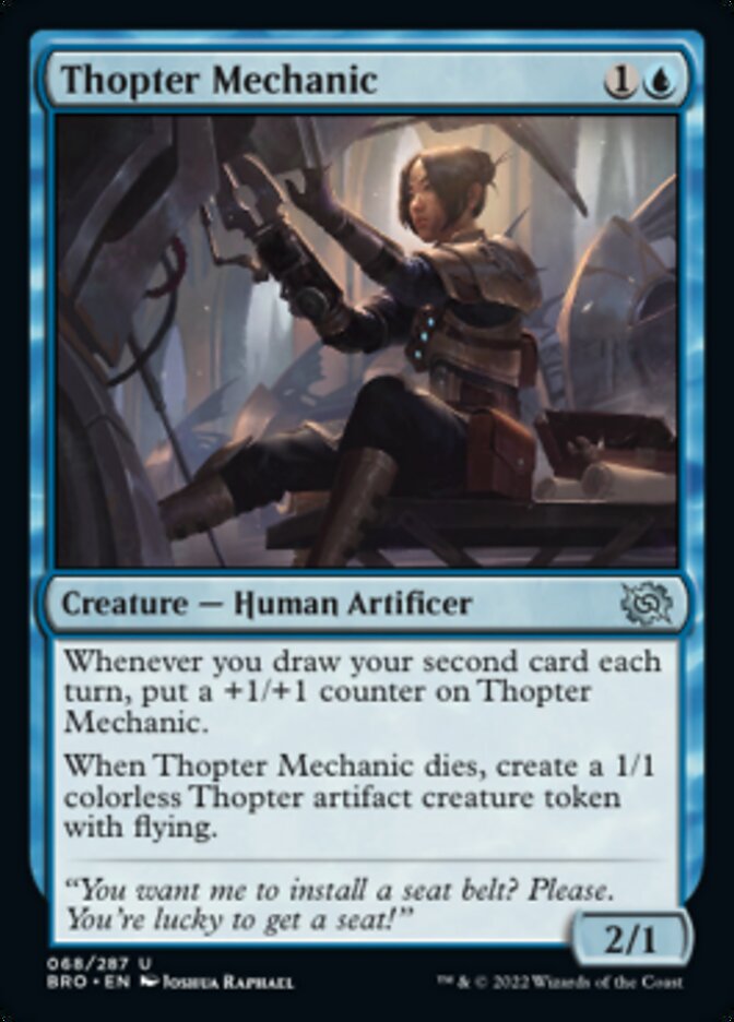 Thopter Mechanic [The Brothers' War] | Card Merchant Takapuna