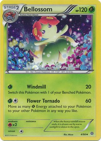 Bellossom (4/98) (Cosmos Holo) [XY: Ancient Origins] | Card Merchant Takapuna