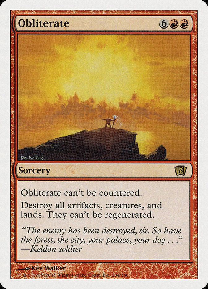 Obliterate [Eighth Edition] | Card Merchant Takapuna