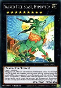 Sacred Tree Beast, Hyperyton [BLVO-EN047] Super Rare | Card Merchant Takapuna