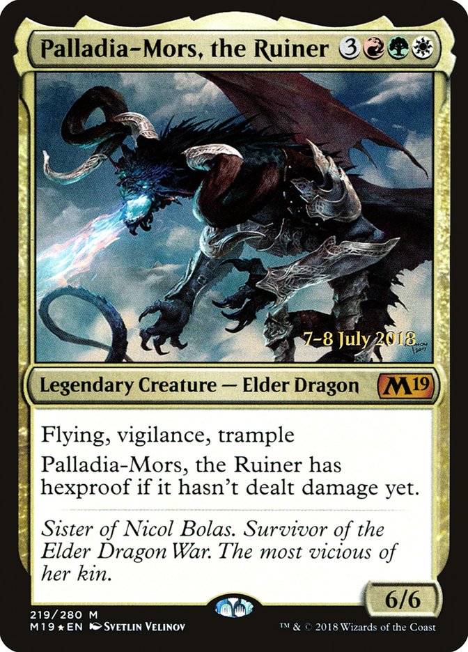 Palladia-Mors, the Ruiner [Core Set 2019 Prerelease Promos] | Card Merchant Takapuna