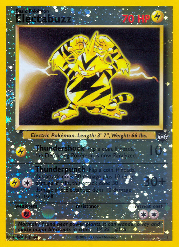 Electabuzz (1) [Best of Promos] | Card Merchant Takapuna