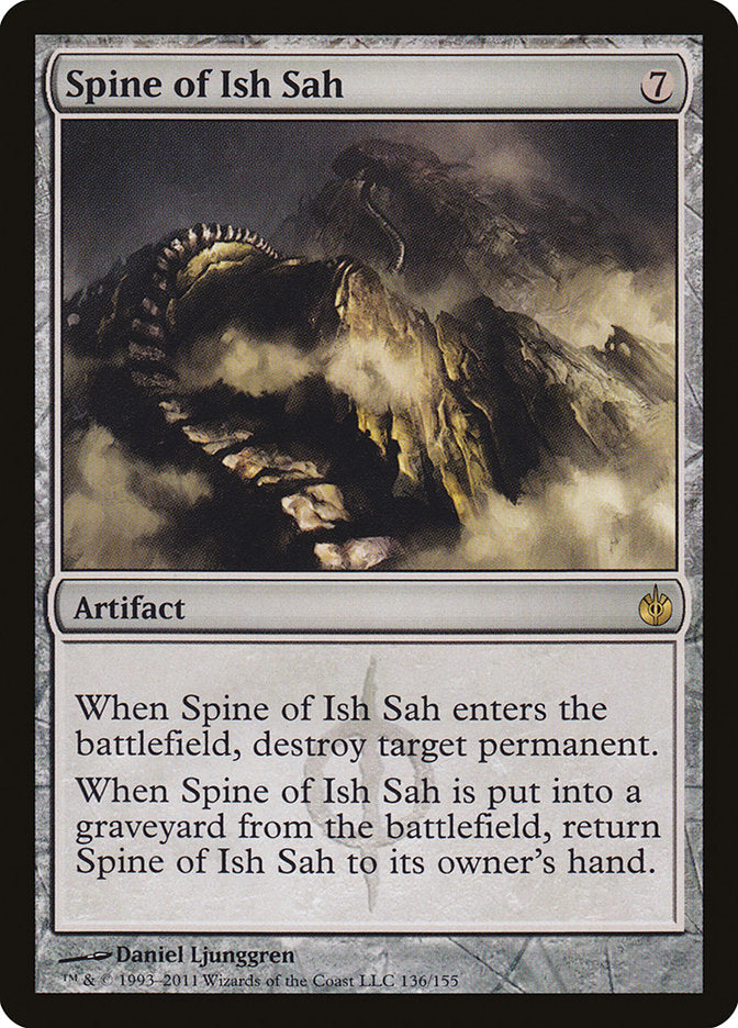 Spine of Ish Sah [Mirrodin Besieged] | Card Merchant Takapuna