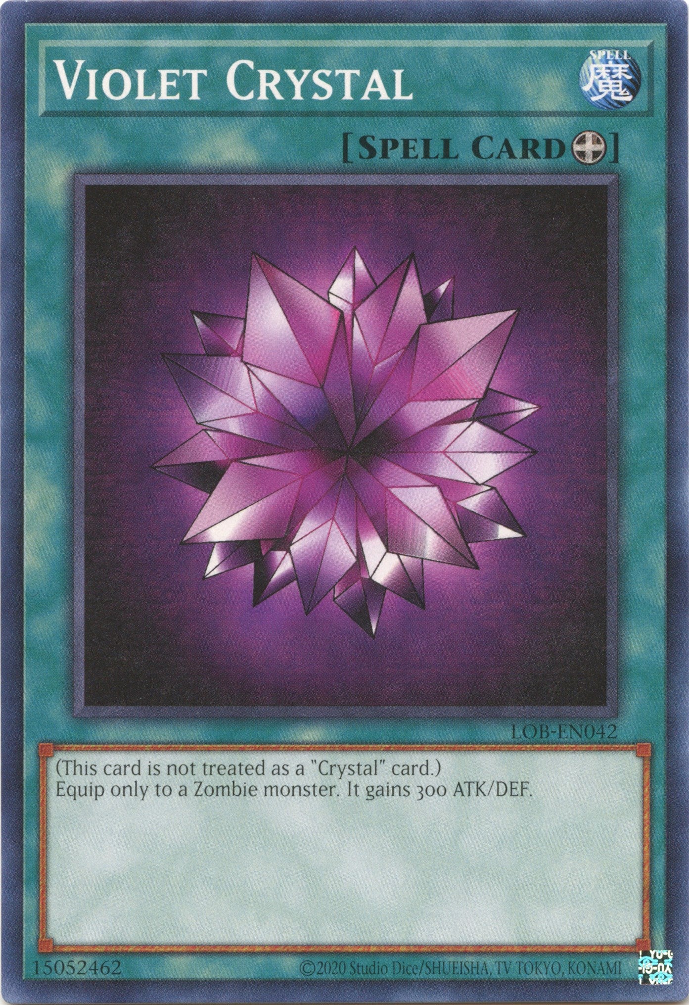 Violet Crystal (25th Anniversary) [LOB-EN042] Common | Card Merchant Takapuna