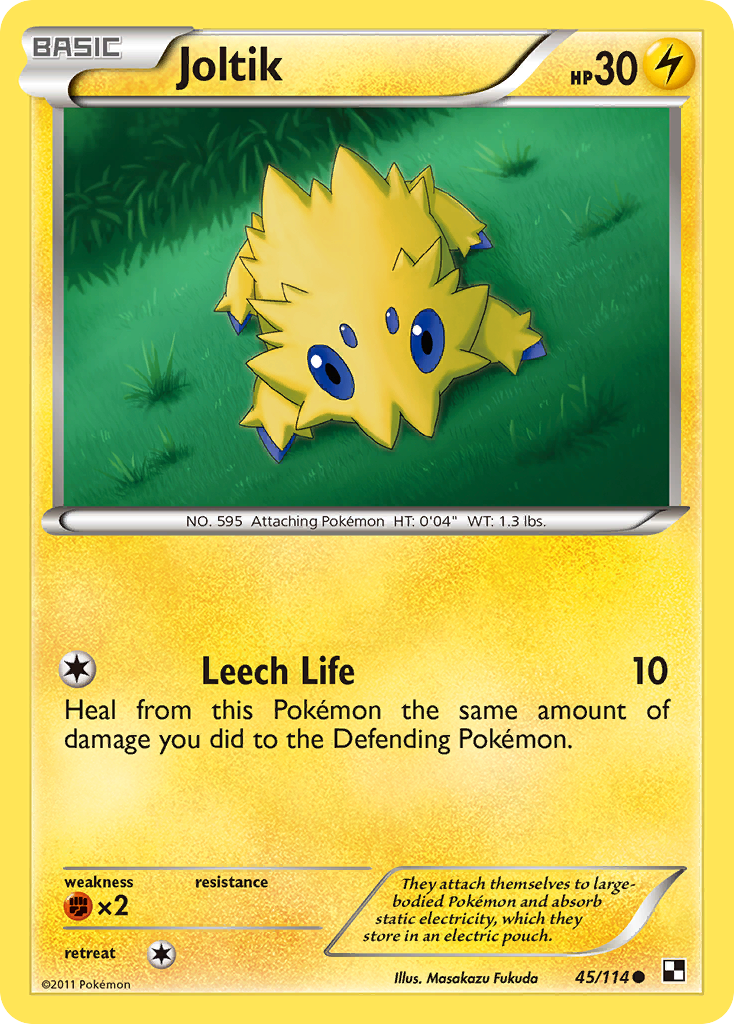 Joltik (45/114) [Black & White: Base Set] | Card Merchant Takapuna