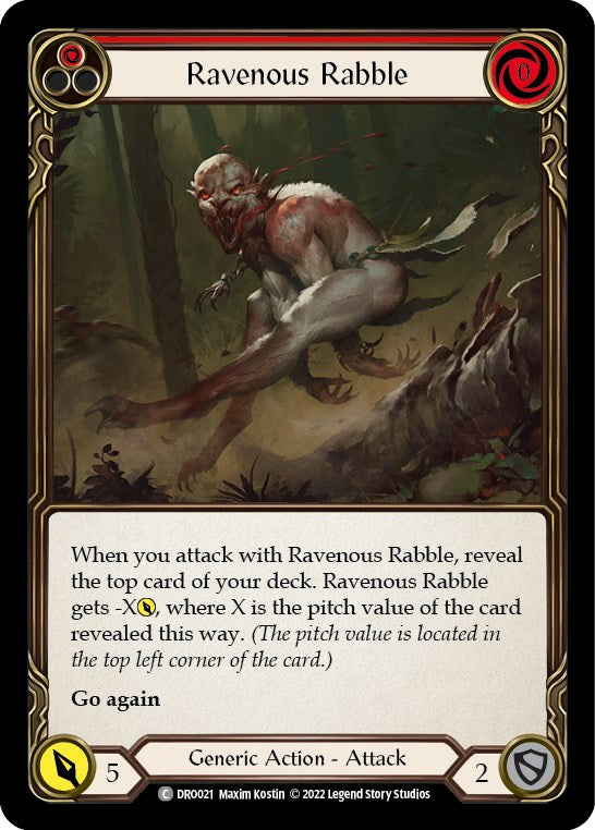 Ravenous Rabble [DRO021] (Uprising Dromai Blitz Deck) | Card Merchant Takapuna