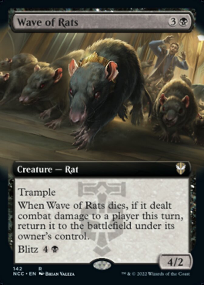 Wave of Rats (Extended Art) [Streets of New Capenna Commander] | Card Merchant Takapuna