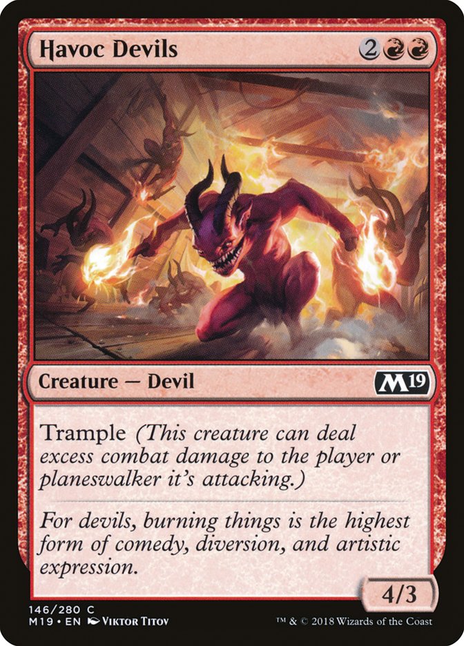 Havoc Devils [Core Set 2019] | Card Merchant Takapuna