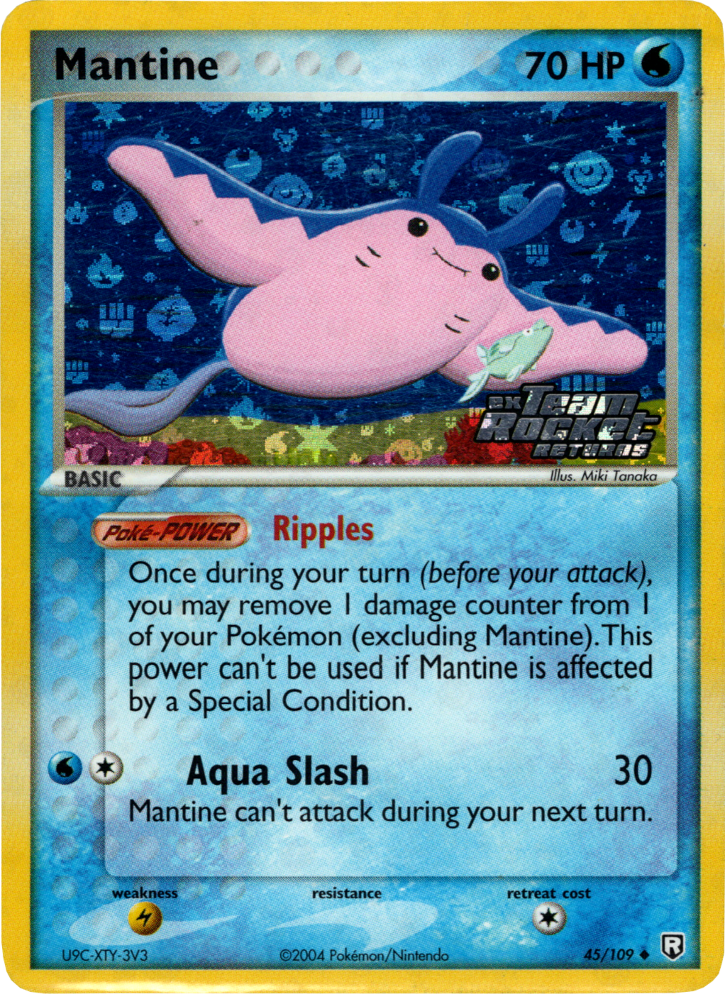 Mantine (45/109) (Stamped) [EX: Team Rocket Returns] | Card Merchant Takapuna