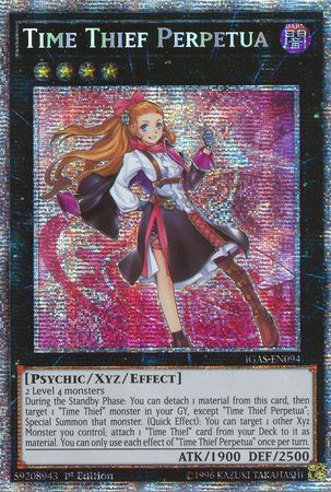 Time Thief Perpetua [IGAS-EN094] Starlight Rare | Card Merchant Takapuna