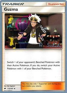 Guzma (115/147) (Victory Map - Robin Schulz) [World Championships 2018] | Card Merchant Takapuna