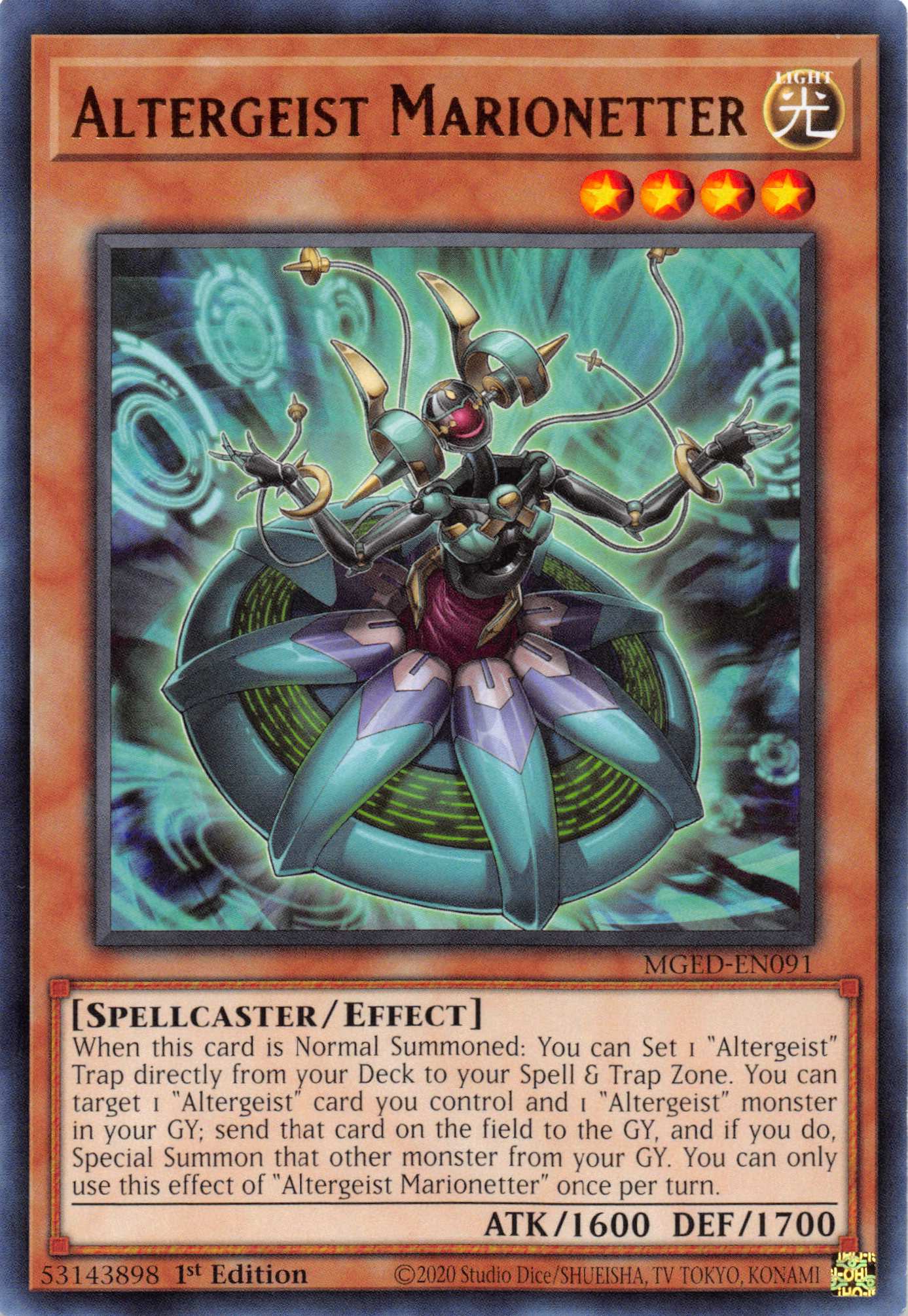 Altergeist Marionetter [MGED-EN091] Rare | Card Merchant Takapuna