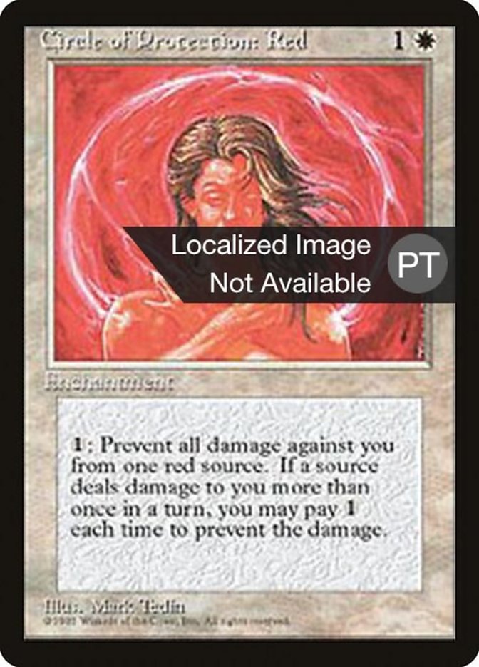 Circle of Protection: Red [Fourth Edition (Foreign Black Border)] | Card Merchant Takapuna