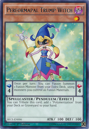 Performapal Trump Witch [SECE-EN006] Rare | Card Merchant Takapuna