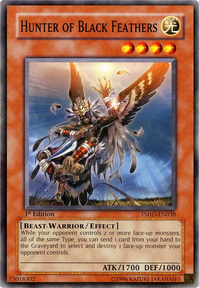 Hunter of Black Feathers [TSHD-EN038] Common | Card Merchant Takapuna