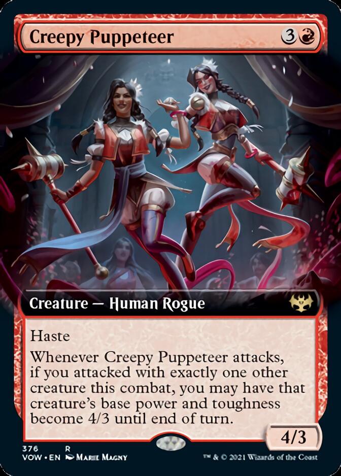 Creepy Puppeteer (Extended Art) [Innistrad: Crimson Vow] | Card Merchant Takapuna